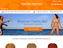 Tablet Screenshot of frescobol.com.au